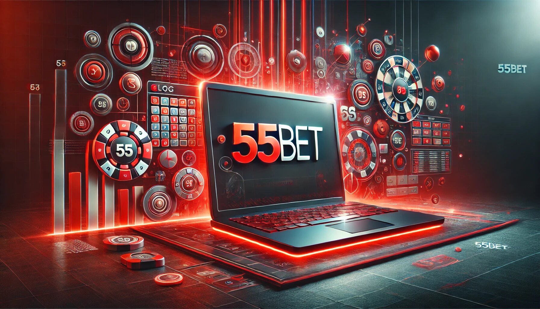 Inspirierende Blog-Atmosphäre bei 55bet